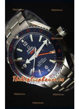 Omega Seamaster Planet Ocean 600M GMT GoodPlanet Reloj Replica Escala 1:1