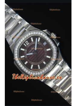 Patek Philippe Ladies Nautilus Reloj de Acero Inoxidable 36MM 