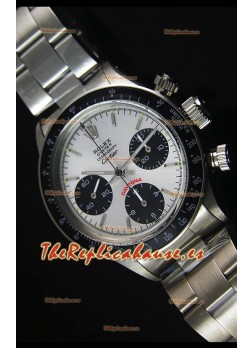 Rolex Daytona Vintage 6263 para la Edición CARTIER Reloj Replica Suizo Bisel Negro