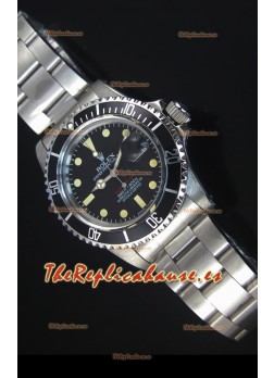 Rolex Red Submariner 1680 Edición Vintage Reloj Replica a Escala 1:1