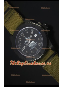 Rolex Submariner Stealth MK IV PVD Reloj Replica Suizo Marcadores de Hora Negros