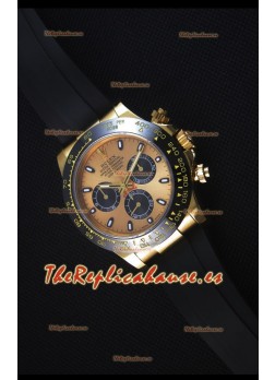 Rolex Daytona 116515 Everose Reloj Replica Suizo a Espejo1:1 en Oro Amarillo