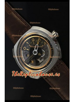 SevenFriday V02-01 Movimiento Miyota 82S7 Edición 1:1 Oro/Dial Marrón