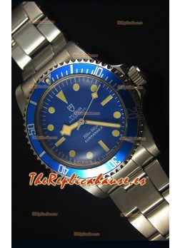 Tudor Oyster Prince Vintage 200M Dial Azul Marcadores en forma de Circulos Reloj Replica Suizo a espejo 1:1