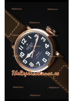 Zenith Pilot Type 20 Extra Special Edition Reloj Replica Suizo escala 1:1 Oro Rosado