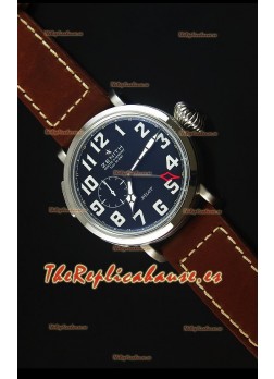 Zenith Heritage Pilot Type 20 GMT Dial Negro Mate Reloj Replica Suizo espejo 1:1
