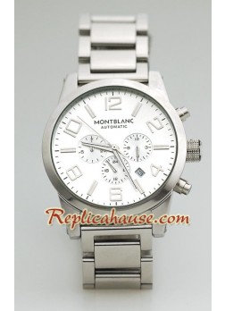 Mont Blanc Réplica Timewalker - Dial Plateado