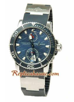 Ulysse Nardin Maxi Marine Chronometer Reloj Suizo de imitación