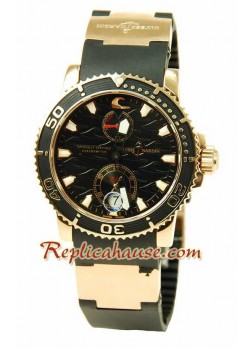 Ulysse Nardin Maxi Marine Chronometer Reloj Suizo de imitación