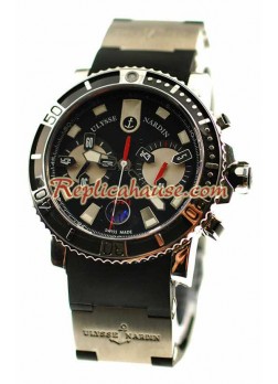 Ulysse Nardin Maxi Marine Diver Cronógrafo Reloj Suizo