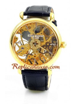 Vacheron Constantin Skeleton Reloj Suizo de imitación