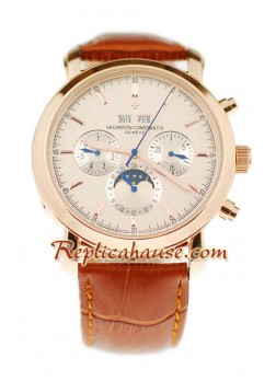Vacheron Constantin Malte Perpetual Cronógrafo Reloj Réplica