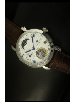 Vacheron Constantin Reloj Tourbillon con Fase Lunar, de Movimiento Japonés