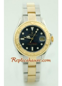 Rolex Réplica Yacht Master Dos Tonos Tamaño Medio